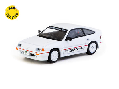 Tarmac Works 1/64 Honda Ballade Sports MUGEN CR-X PRO White - GLOBAL64 - T64G-TL058-WH