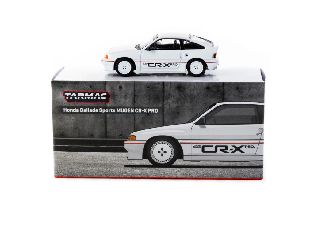 Tarmac Works 1/64 Honda Ballade Sports MUGEN CR-X PRO White - GLOBAL64 - T64G-TL058-WH
