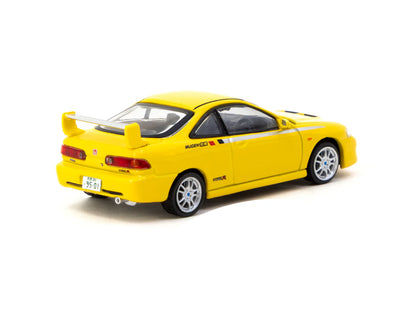 Tarmac Works 1/64 Honda Integra TYPE R DC2 MUGEN Sunlight Yellow - GLOBAL64 - T64G-TL059-YL