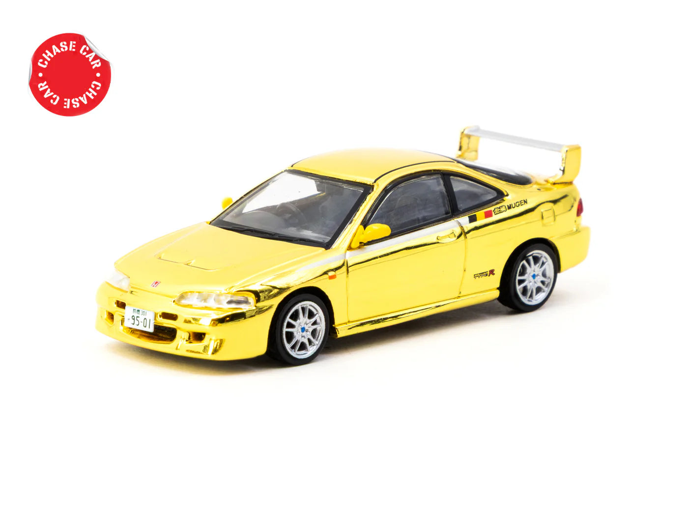 Tarmac Works 1/64 Honda Integra TYPE R DC2 MUGEN Sunlight Yellow - GLOBAL64 - T64G-TL059-YL