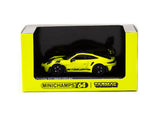 Minichamps X Tarmac Works 1/64 Porsche 911 (992) GT3 RS Acid Green - COLLAB64