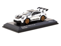 Minichamps X Tarmac Works 1/64 Porsche 911 (992) GT3 RS GT Silver Metallic - COLLAB64