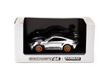 Minichamps X Tarmac Works 1/64 Porsche 911 (992) GT3 RS GT Silver Metallic - COLLAB64