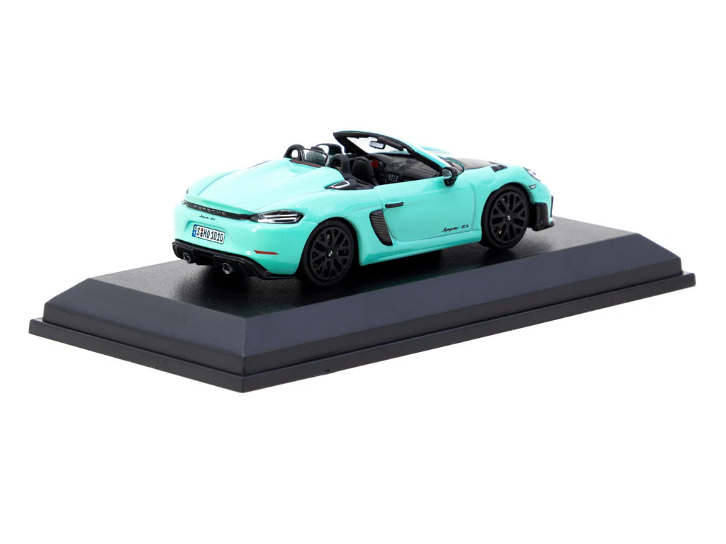 Minichamps x Tarmac Works 1/64 Porsche 718 Spyder RS Mint Green - COLLAB64