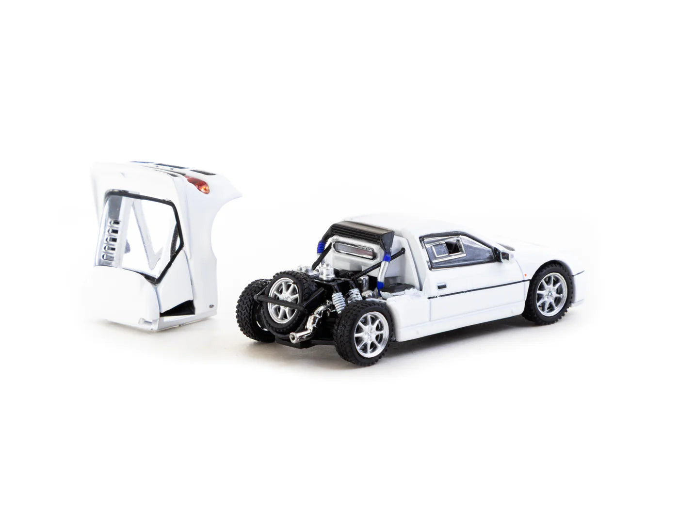 Tarmac Works 1/64 Ford RS200 White - HOBBY64 - T64P-001-WH