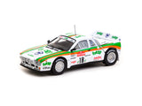 Tarmac Works 1/64 Lancia 037 Rally Rallye Sanremo 1983 #18 - HOBBY64 White & Green