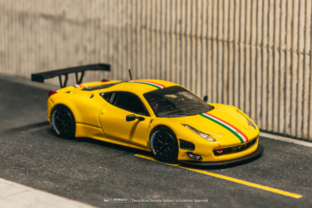 Tarmac Works 1/64 Ferrari 458 Italia GT3 Yellow - ROAD64 - T64R-073-YL