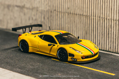 Tarmac Works 1/64 Ferrari 458 Italia GT3 Yellow - ROAD64 - T64R-073-YL