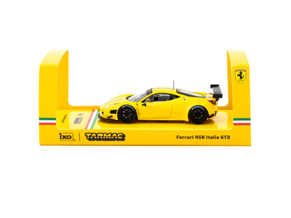Tarmac Works 1/64 Ferrari 458 Italia GT3 Yellow - ROAD64 - T64R-073-YL