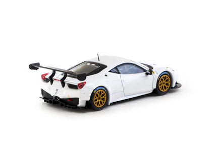 Tarmac Works X iXO Models 1/64 Ferrari 458 Italia GT3 White - ROAD64 - T64R-074-WH