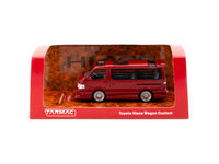 Tarmac Works 1/64 Toyota Hiace Wagon Custom Red - ROAD64