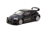 Tarmac Works 1/64  Pandem Toyota GR Yaris Black - ROAD64