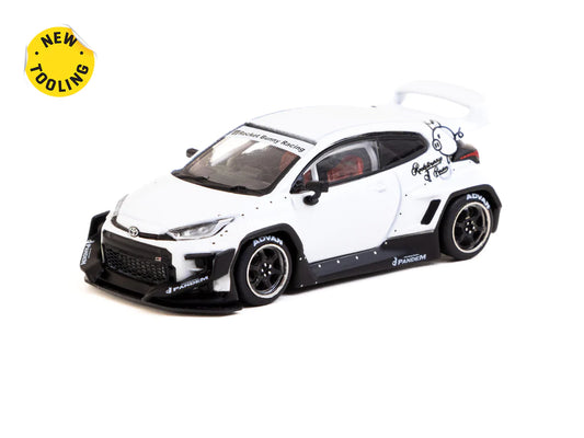 Tarmac Works 1/64 Pandem Yaris White - ROAD64 White