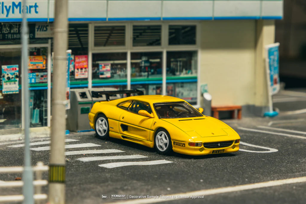 Tarmac Works X iXO Models 1/64 Ferrari F355 Challenge Yellow - ROAD64 - T64R-083-YL