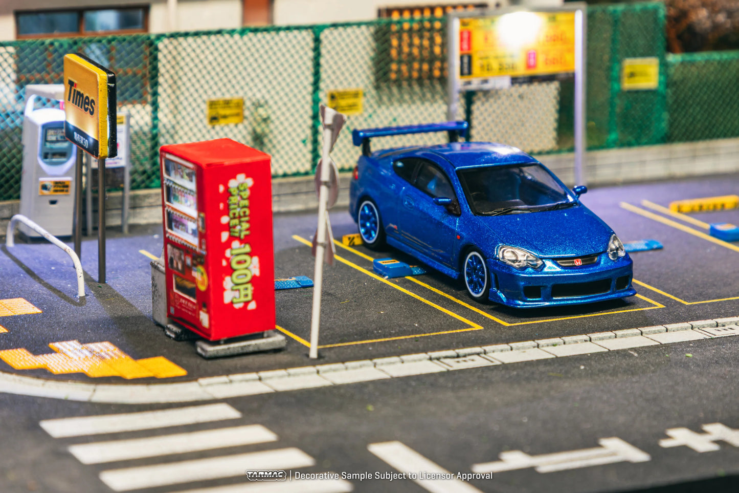 Tarmac Works 1/64 Honda Integra TYPE R DC5 Custom Blue Metallic - ROAD64 - T64R-TL022-BL
