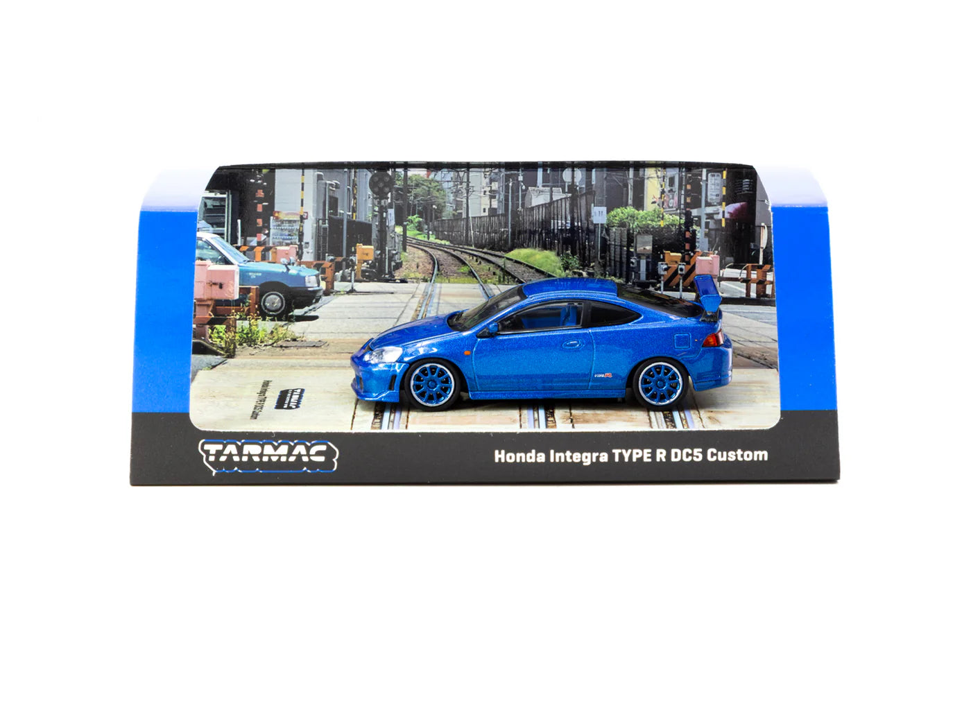 Tarmac Works 1/64 Honda Integra TYPE R DC5 Custom Blue Metallic - ROAD64 - T64R-TL022-BL