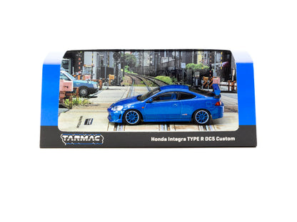 Tarmac Works 1/64 Honda Integra TYPE R DC5 Custom Blue Metallic - ROAD64 - T64R-TL022-BL