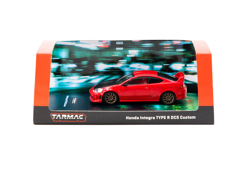 Tarmac Works 1/64 Honda Integra TYPE R DC5 Custom Red - ROAD64 - T64R-TL022-RE