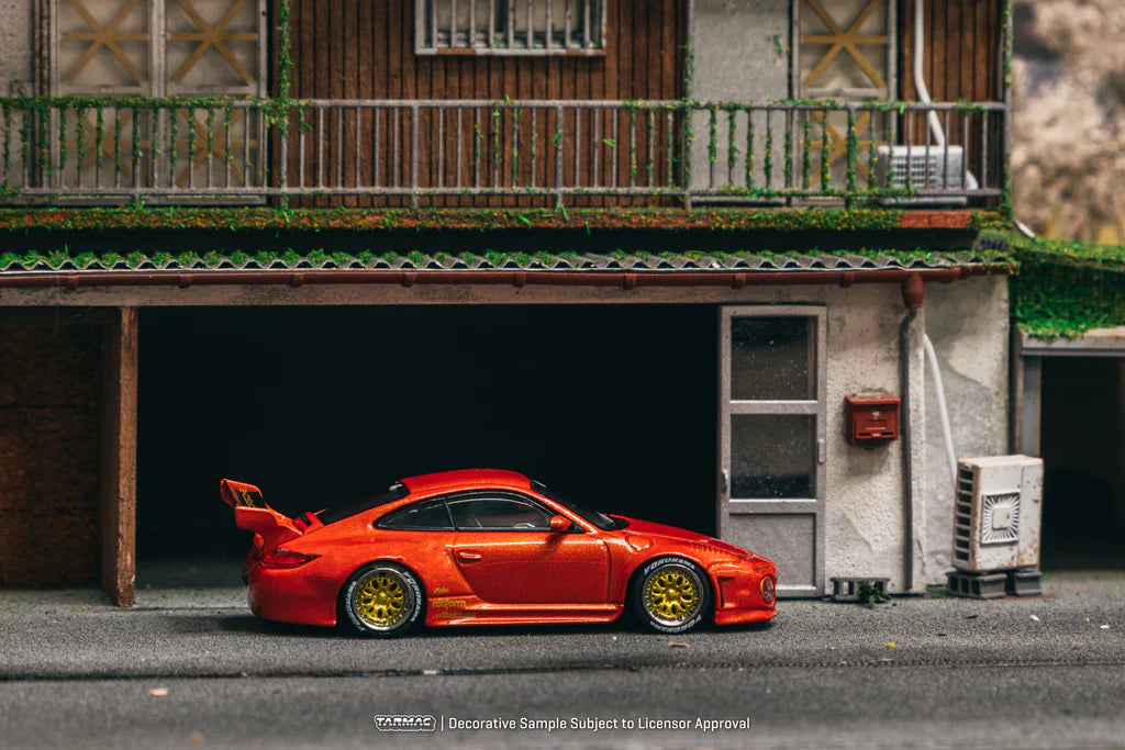 Tarmac Works 1/64 Old & New Porsche 997 Red Metallic - ROAD64
