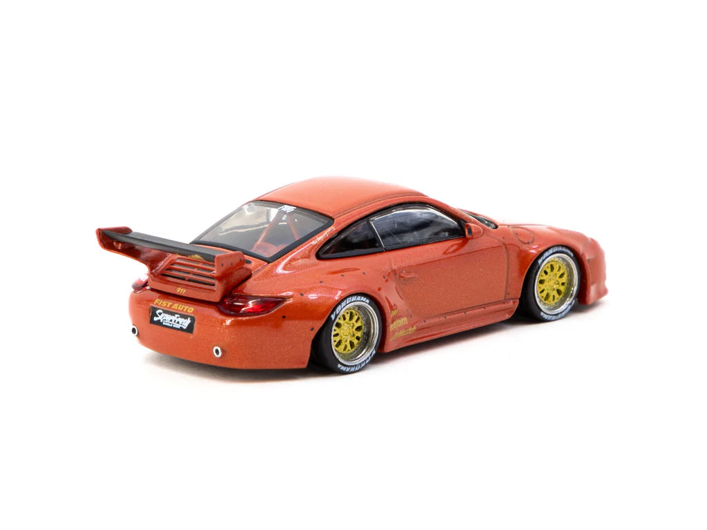 Tarmac Works 1/64 Old & New Porsche 997 Red Metallic - ROAD64