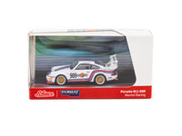 Schuco X Tarmac Works 1/64 Porsche 911 RSR Martini Racing - COLLAB64 White & Blue