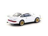 Schuco X Tarmac Works 1/64 Porsche 911 RSR 3.8 White - COLLAB64 - Damaged card