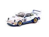 Schuco X Tarmac Works 1/64 Porsche 911 Turbo S LM GT Suzuka 1000km 1994 #86 - COLLAB64 White