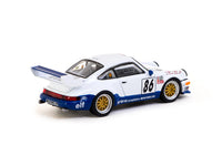 Schuco X Tarmac Works 1/64 Porsche 911 Turbo S LM GT Suzuka 1000km 1994 #86 - COLLAB64 White