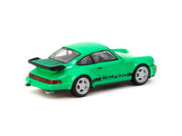 Schuco X Tarmac Works 1/64 Porsche 911 Turbo Green - COLLAB64