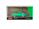 Schuco X Tarmac Works 1/64 Porsche 911 Turbo Green - COLLAB64