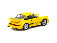 Schuco X Tarmac Works 1/64 Porsche 911 Turbo Yellow - COLLAB64