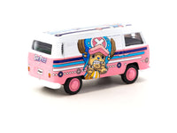 Tarmac Works 1/64 x One Piece Model Car Collection VOL.1 COLLAB64 Chopper VW Type II (T2) Panel Van Pink & White -Open Box