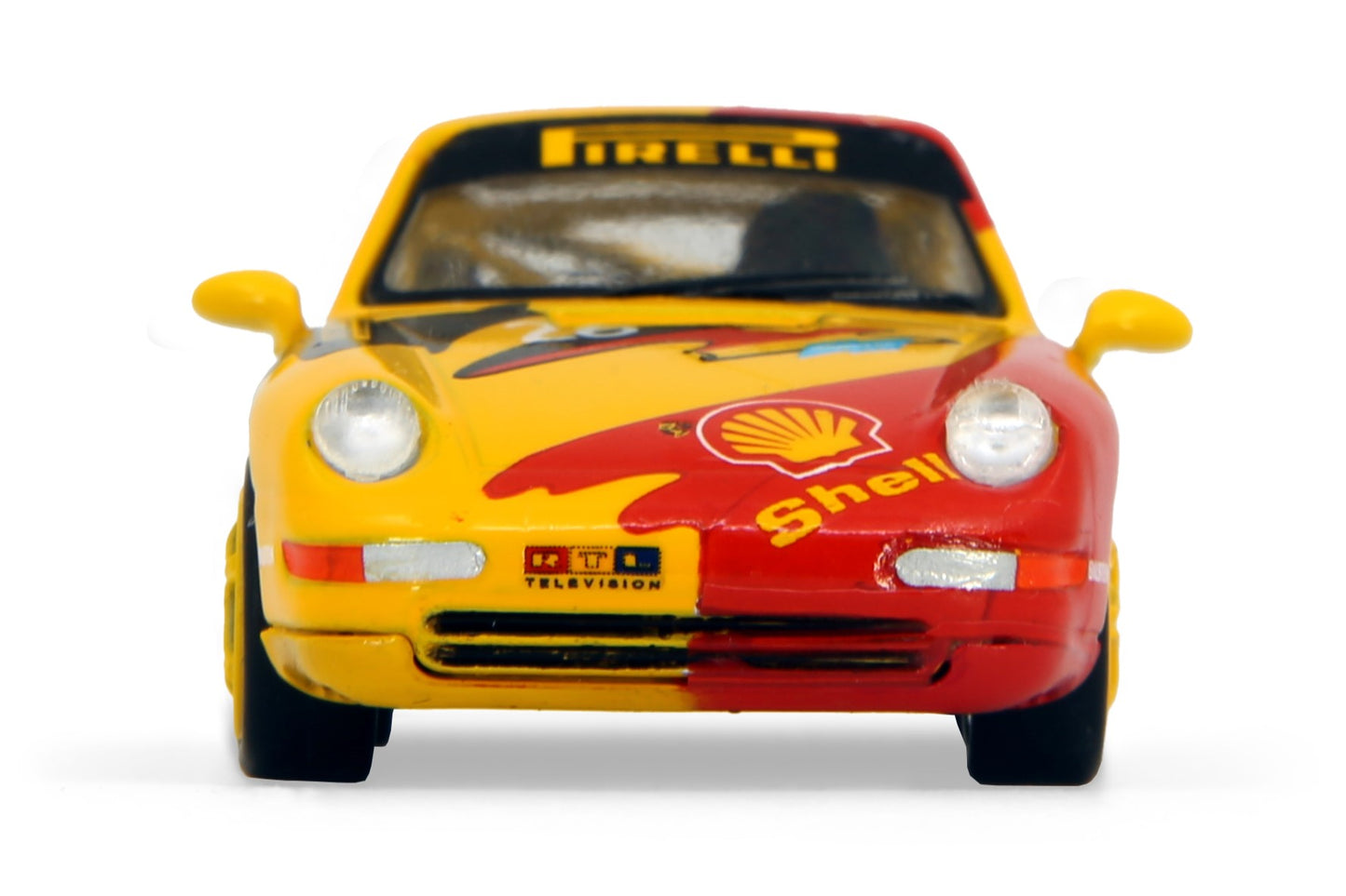 1/64 Tiny X Sparkmodel Shell Porsche 993 #26 (without rear spoiler) Red & Yellow