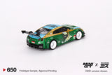 Mini GT x Mizu Diecast 1/64 LB-Silhouette WORKS GT NISSAN 35GT-RR Ver.2 “PRINCESS RORO” Green