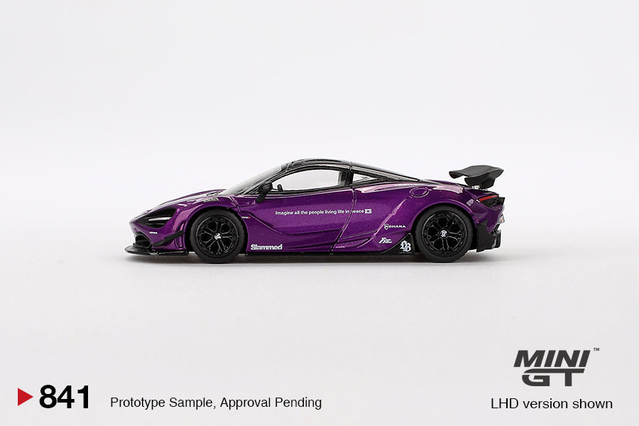 Mini GT 1/64 McLaren 720S LB★Works Purple - MGT00841 - Damaged Box