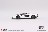 Mini GT 1/64 Lamborghini Countach LPI 800-4 Bianco Siderale White