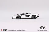 Mini GT 1/64 Mijo Exclusives Lamborghini Countach LPI 800-4 Bianco Siderale White