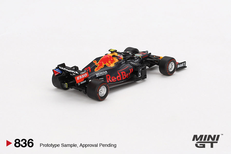 Mini GT 1/64 Red Bull RB16B #11 2021 Azerbaijan Grand Prix Winner Sergio Pérez Black