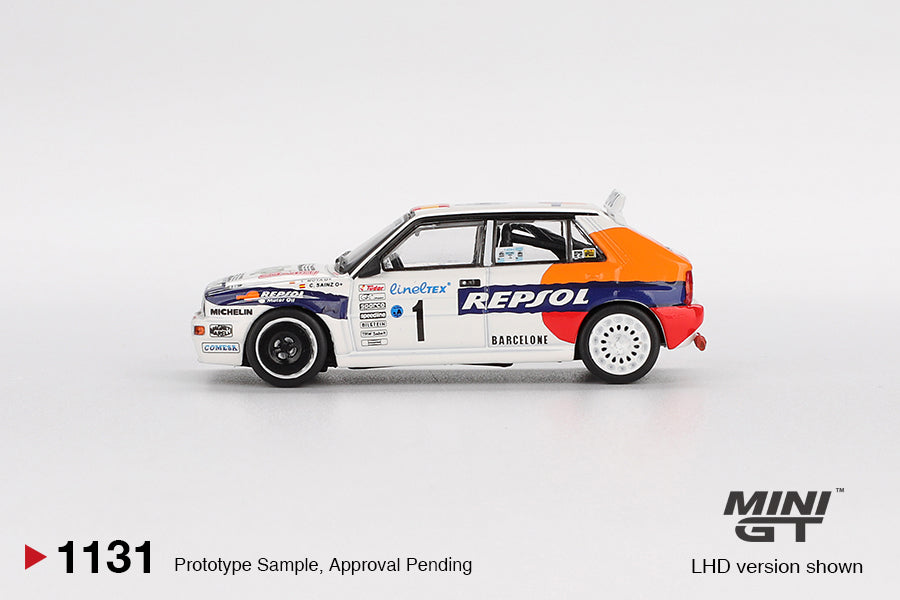 Mini GT 1/64 Lancia Delta HF Integrale Evoluzione #1 1993 Rallye Monte-Carlo White - MGT01131