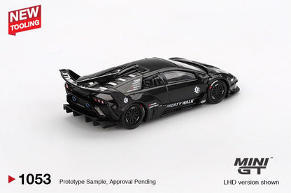 Mini GT 1/64 LB-Silhouette WORKS Lamborghini  MURCIELAGO GT Evo Black - MGT01053