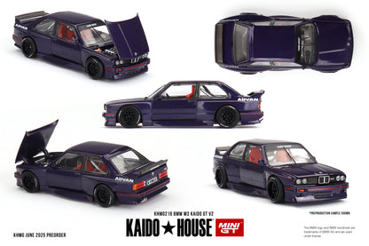 Mini GT x Kaido House 1/64 BMW M3 Kaido GT V2 Blue - KHMG216