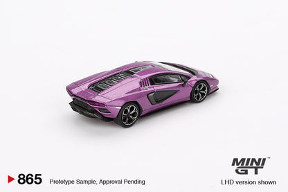 Mini GT 1/64 Lamborghini Countach LPI 800-4 Viola 30th Purple