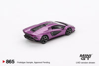 Mini GT 1/64 Lamborghini Countach LPI 800-4 Viola 30th Purple