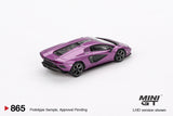 Mini GT 1/64 Lamborghini Countach LPI 800-4 Viola 30th Purple