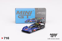 Mini GT 1/64 Cadillac V-Series.R #2 Cadillac Racing 2023 Le Mans 24 Hrs 3rd Place Blue & Black