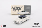 Mini GT 1/64 Lincoln Capri 1954 Arctic White / Atlantic Blue White