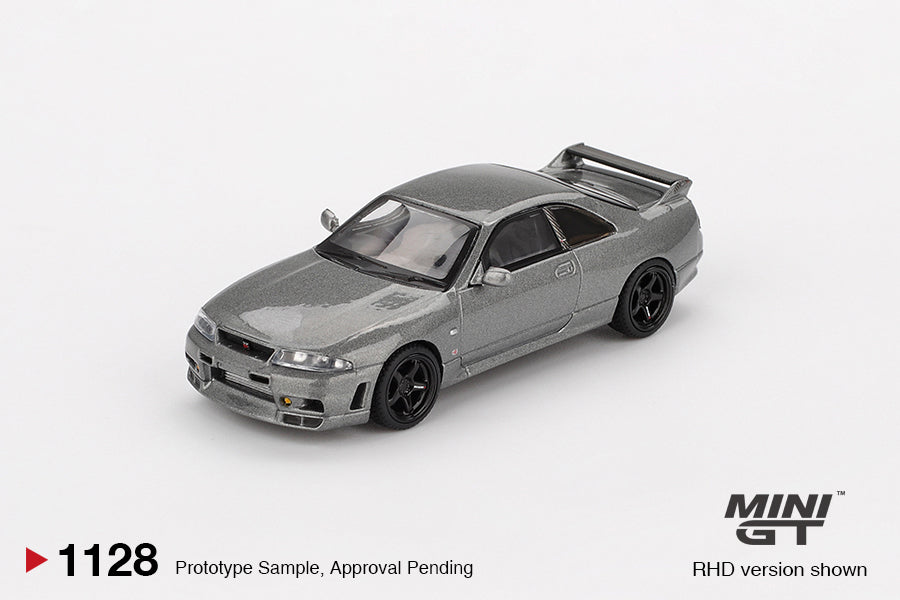 Mini GT 1/64 NISSAN Skyline GT-R NISMO BCNR33 CRS Version Dark Metal Gray - MGT01128
