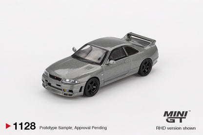 Mini GT 1/64 NISSAN Skyline GT-R NISMO BCNR33 CRS Version Dark Metal Gray - MGT01128