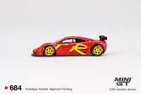 Mini GT 1/64 McLaren F1 GTR 1996 Presentation Red