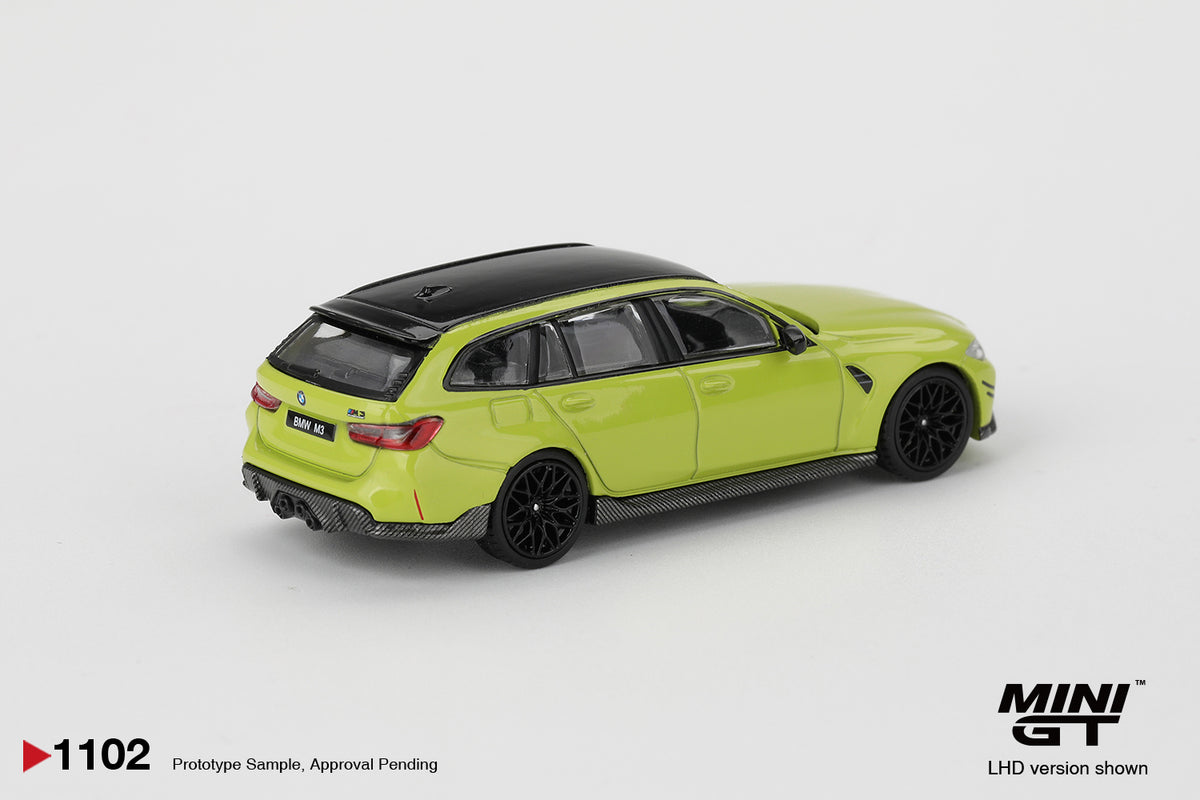 Mini GT 1/64 BMW M3 M Performance Touring Sao Paulo Yellow - MGT01102